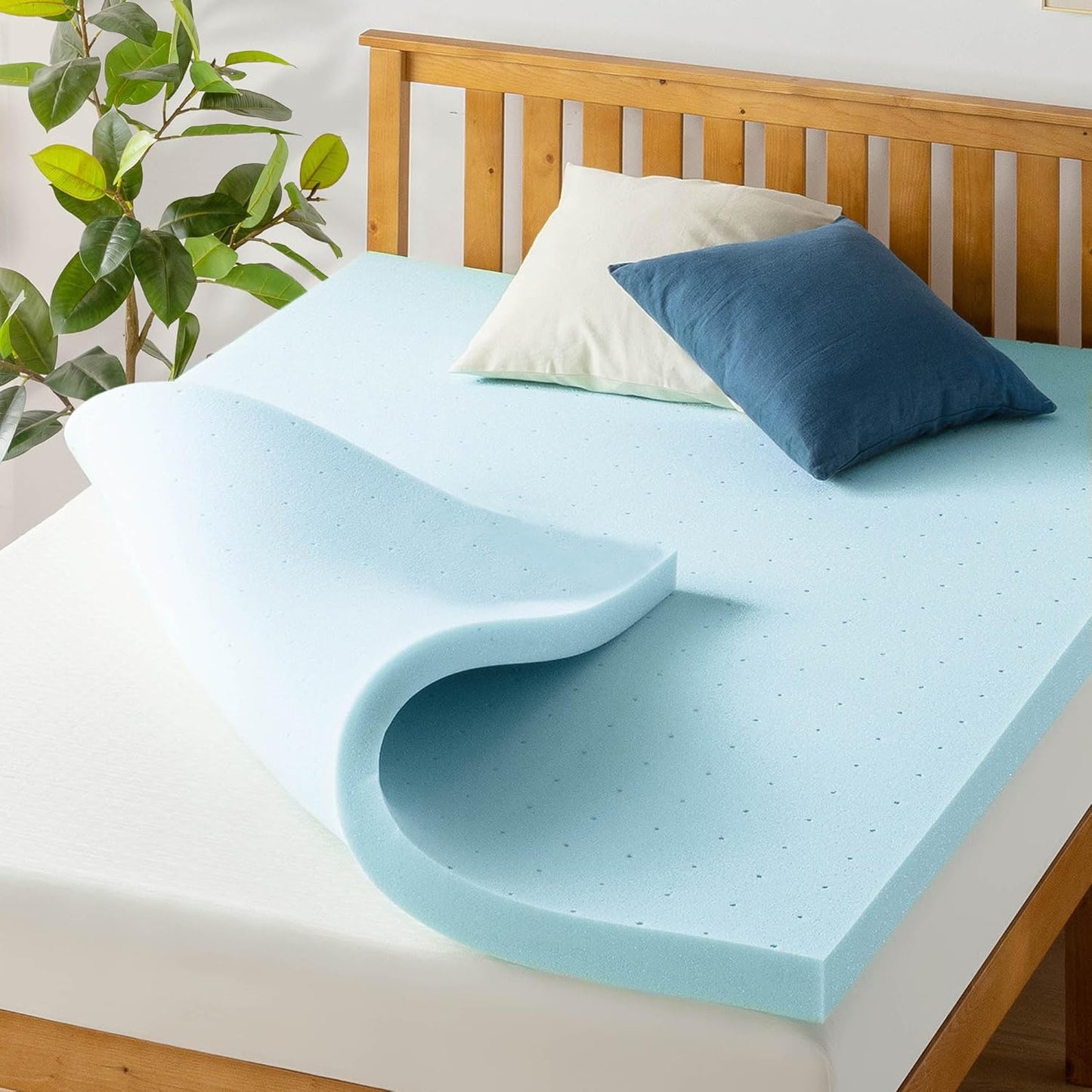 New Best Price Mattress 3 Inch Ventilated Memory Foam Mattress Topper (King) - Kidsy