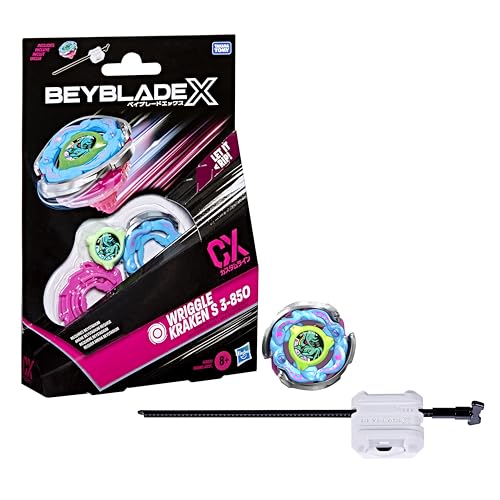 New Beyblade X Wriggle Kraken S 3-85O CX Starter Pack Set
