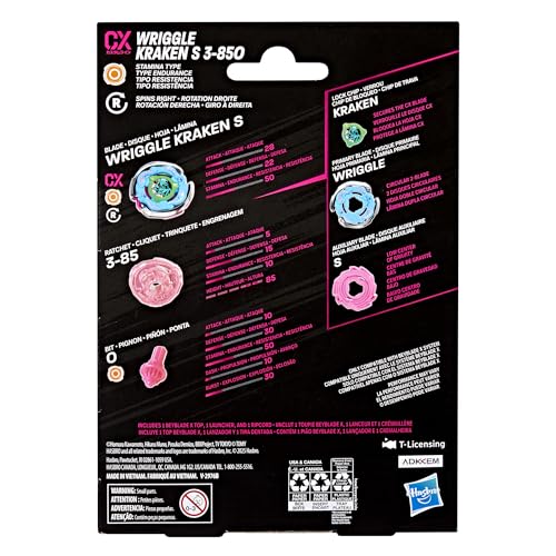 New Beyblade X Wriggle Kraken S 3 - 85O CX Starter Pack Set - Kidsy