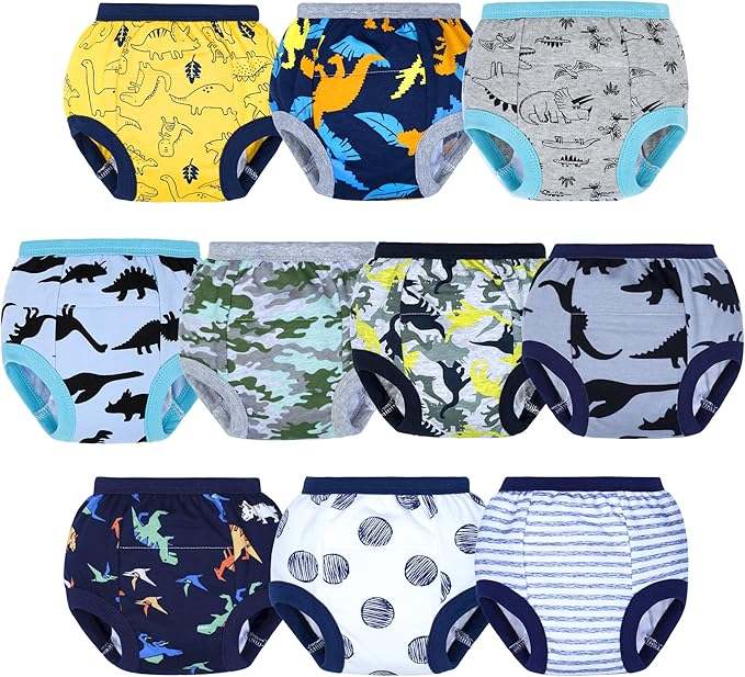 New BIG ELEPHANT Potty Training Pants 10 - Pack (Dinosaur Party, 4T) - Kidsy