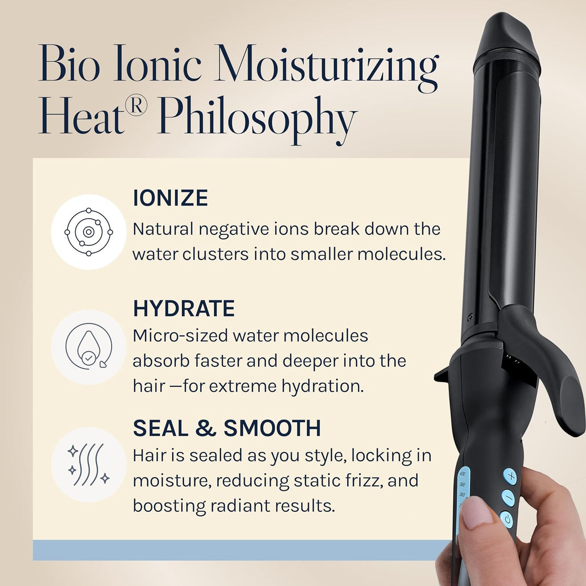 New Bio Ionic by Bio Ionic LONG BARREL STYLER 1.25" for UNISEX - Kidsy