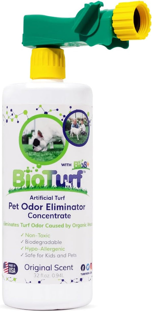 New BioTurf BioS+ Odor Eliminator Concentrate for Artificial Turf, 32 oz - Kidsy