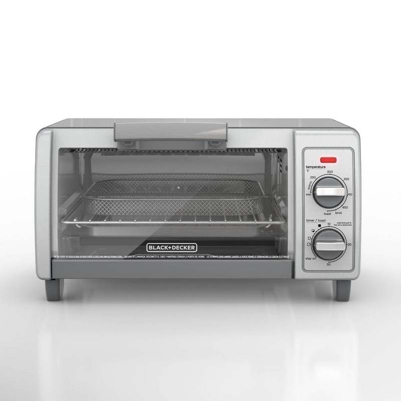 New Black+Decker TO1701SG 4 - Slice Toaster Oven - Kidsy