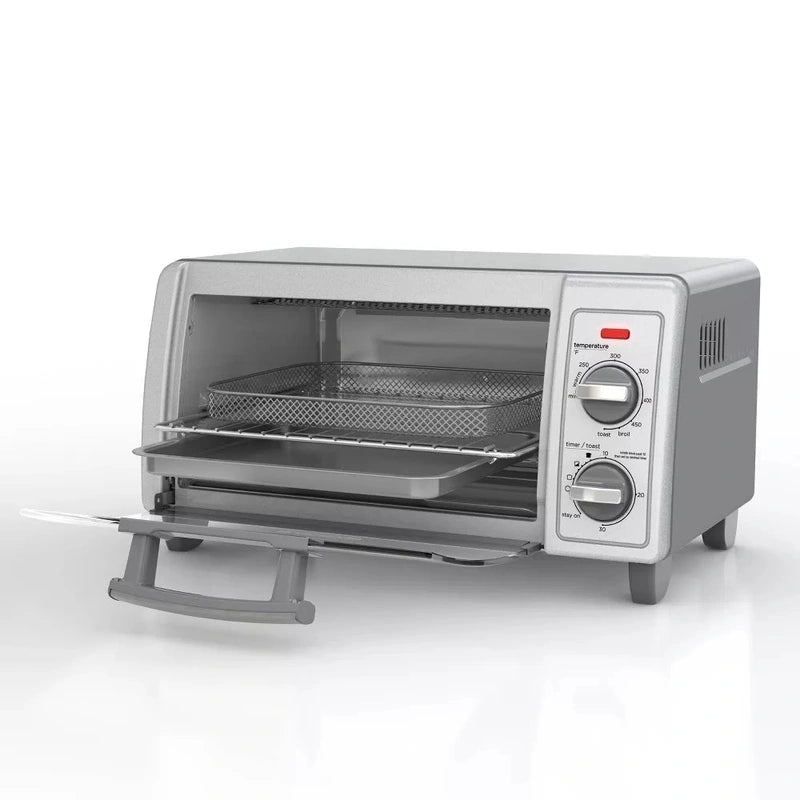 New Black+Decker TO1701SG 4 - Slice Toaster Oven - Kidsy