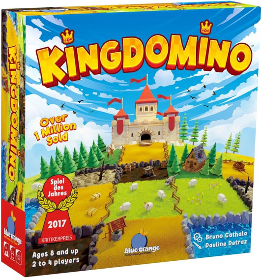 New Blue Orange Games Kingdomino Family Strategy Board Game - Kidsy