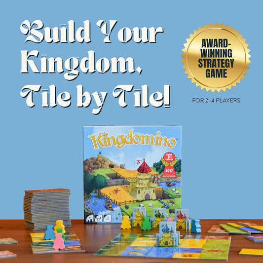 New Blue Orange Games Kingdomino Family Strategy Board Game - Kidsy