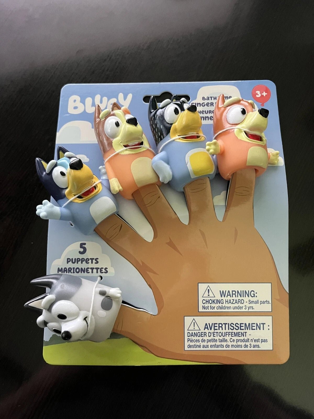 New Bluey & Friends 5 Finger Puppets - Kidsy