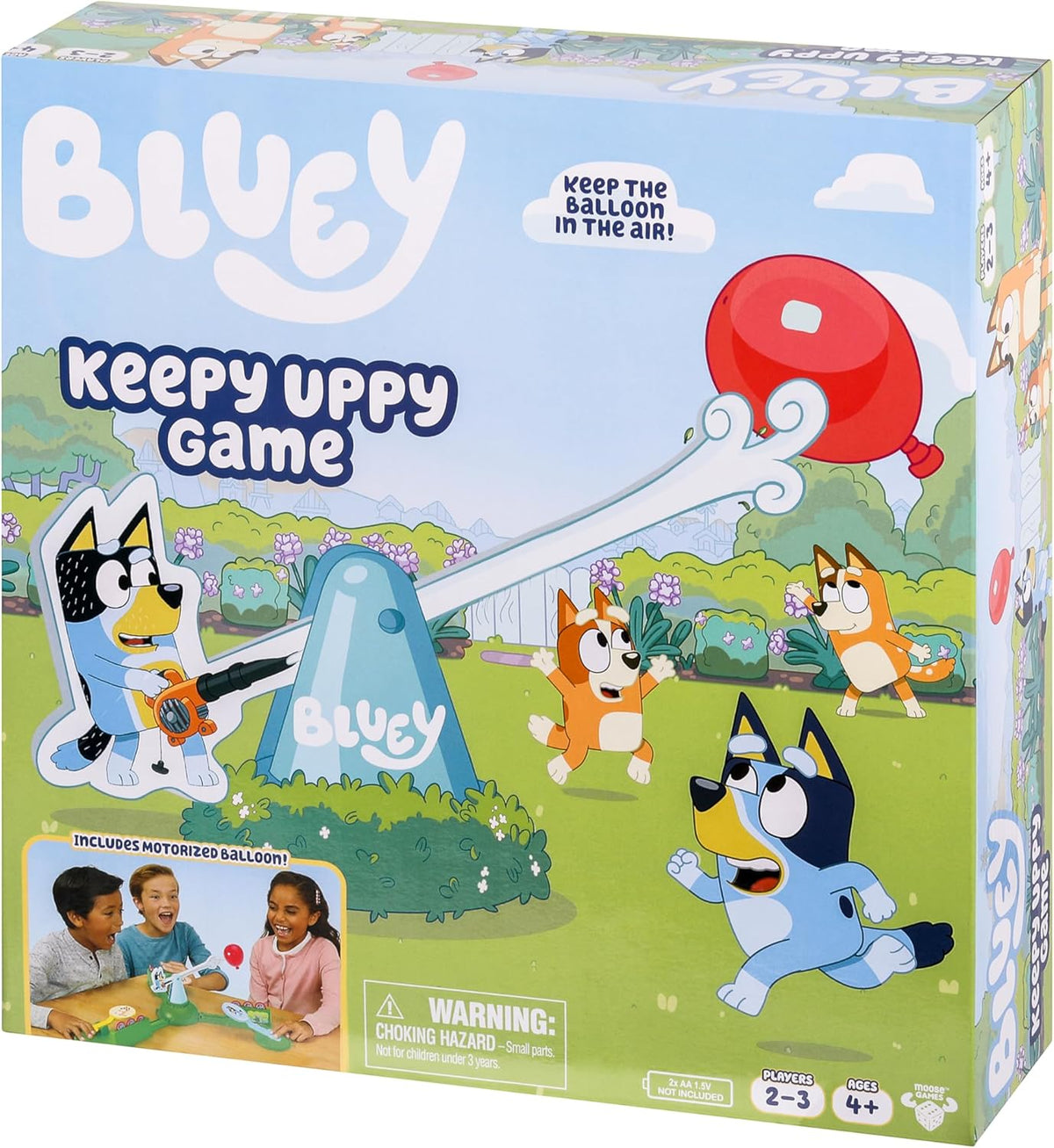New Bluey Keepy Uppy Motorized Paddle Game