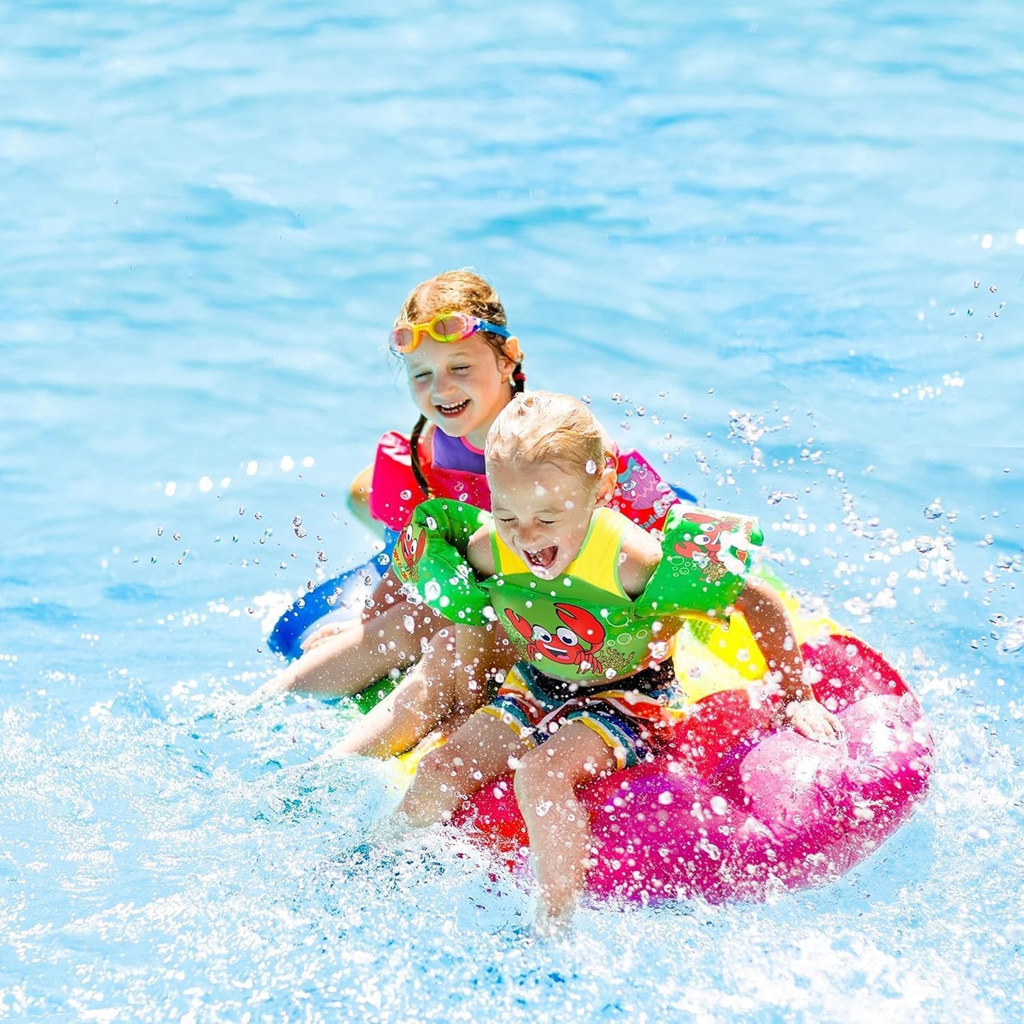 New Body Glove Paddle Pals Kids Swim Life Jacket Float - 33–55 lbs (Dinosaur) - Kidsy