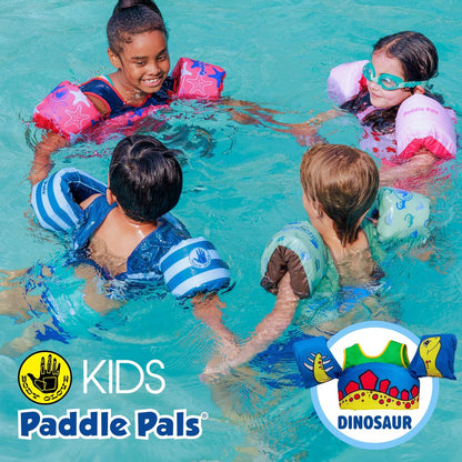 New Body Glove Paddle Pals Kids Swim Life Jacket Float - 33–55 lbs (Dinosaur) - Kidsy