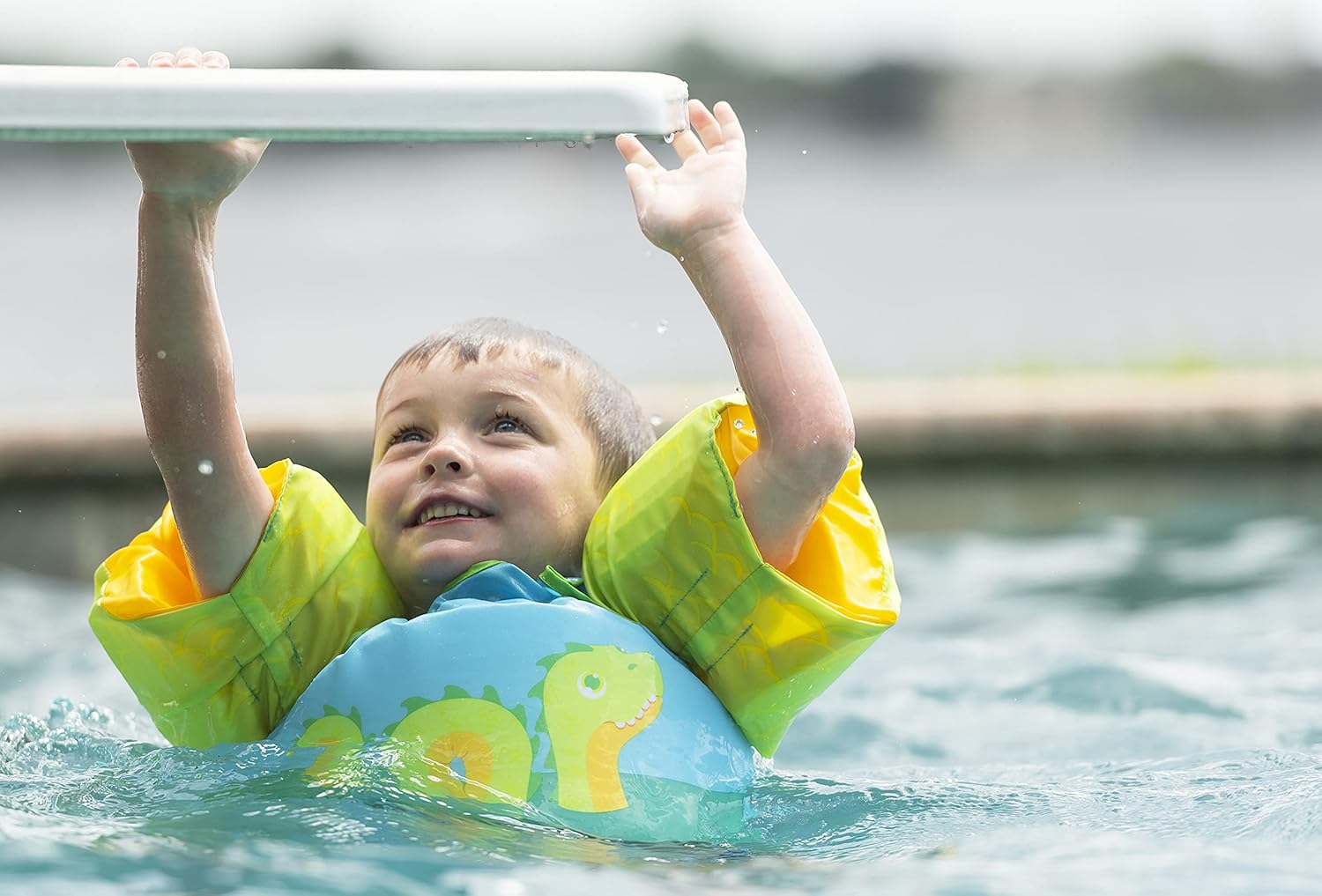 New Body Glove Paddle Pals Kids Swim Life Jacket Float - 33–55 lbs (Dinosaur) - Kidsy