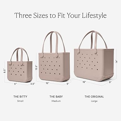 New BOGG BAG Medium Tote - 15” x 12.5” x 5” - Durable, Washable, Tip - proof (Ugly Sweater - Green) - Kidsy