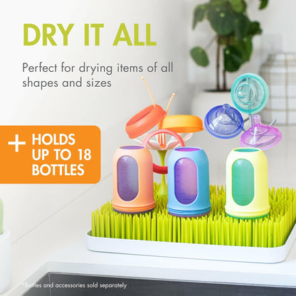 New Boon Lawn Baby Bottle Drying Rack (Spring Green) - Kidsy