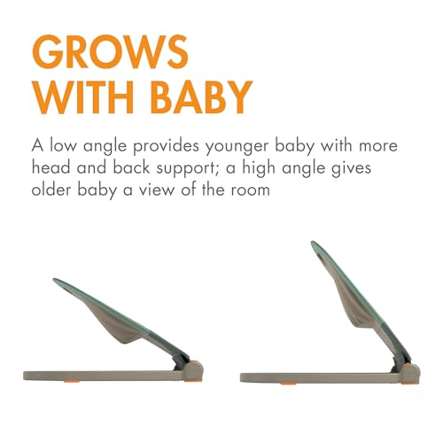New Boon Slant Portable Baby Bouncer (Dark Green) - Kidsy