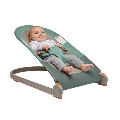 New Boon Slant Portable Baby Bouncer (Dark Green) - Kidsy
