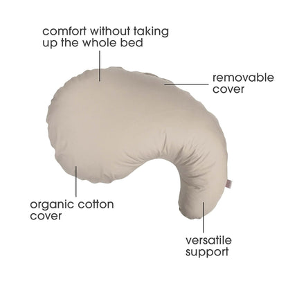 New Boppy Cuddle Pregnancy Pillow (Organic Biscuit) - Kidsy