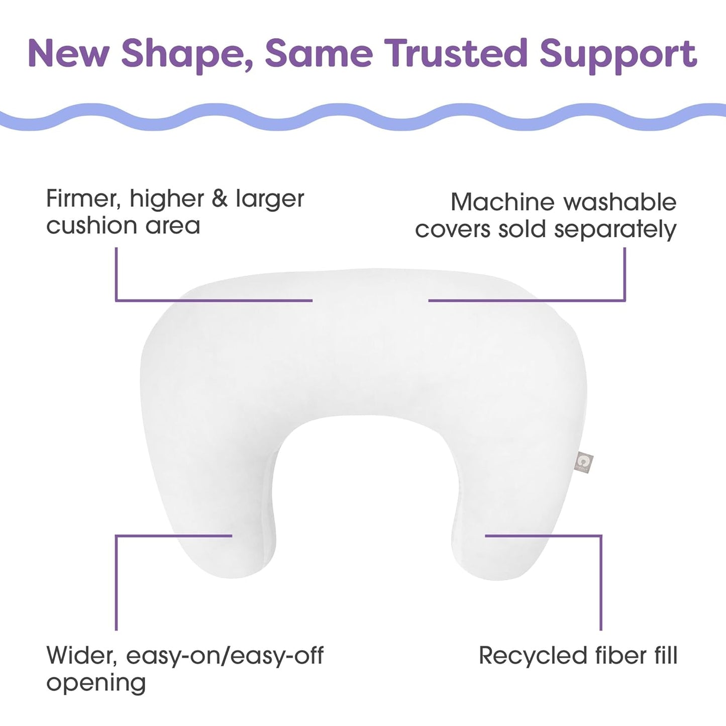 New Boppy Nursing Pillow (Bare Naked) - Kidsy