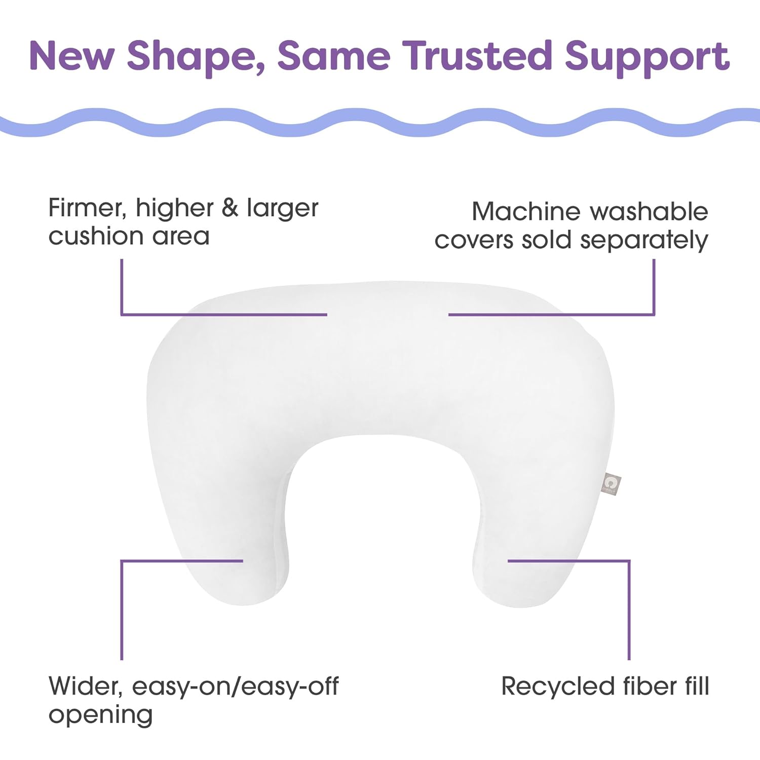 New Boppy Nursing Pillow (Bare Naked) - Kidsy