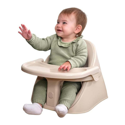 New Boppy Proper Posture Floor & Booster Seat (Oatmeal) - Kidsy