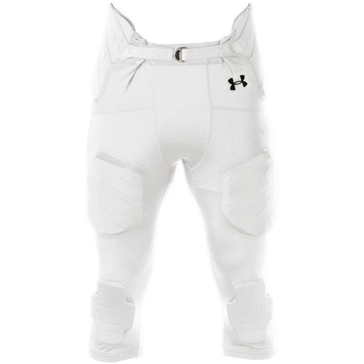 New Boys Under Armour Gameday Armour Football Pants (White, Small) - Kidsy