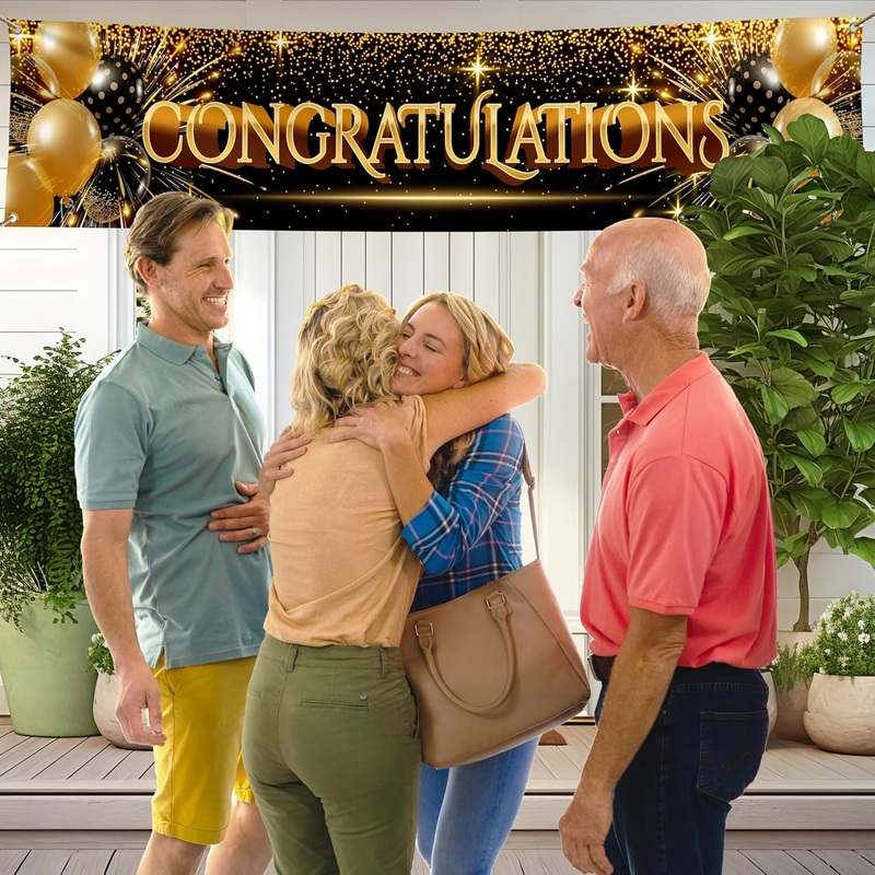 New BRAVITA Congratulations Decorations We Are So Proud of You Banner - Kidsy