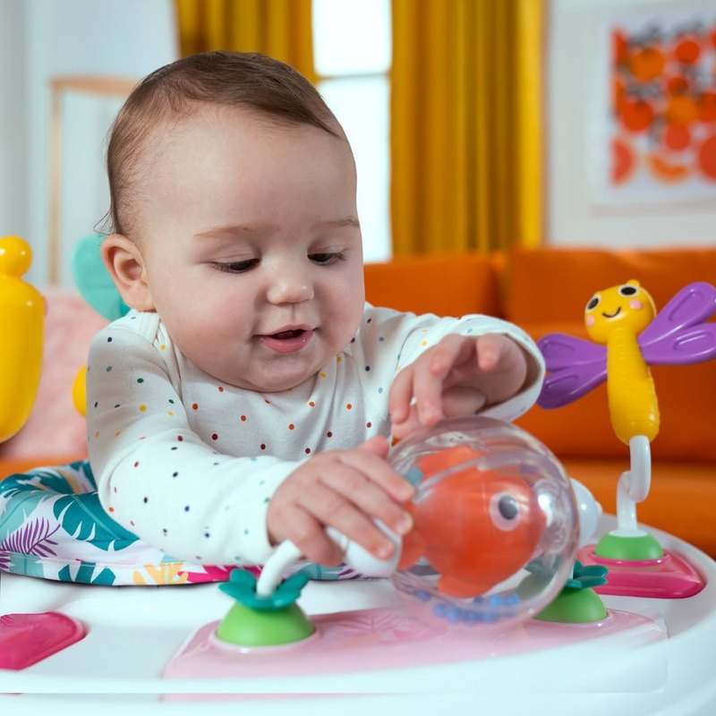 New Bright Starts 2 - in - 1 Activity Jumper & Table (Playful Palms) - Kidsy