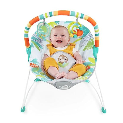 New Bright Starts Baby Bouncer Soothing Vibrations Infant Seat (Rainforest Vibes) - Kidsy