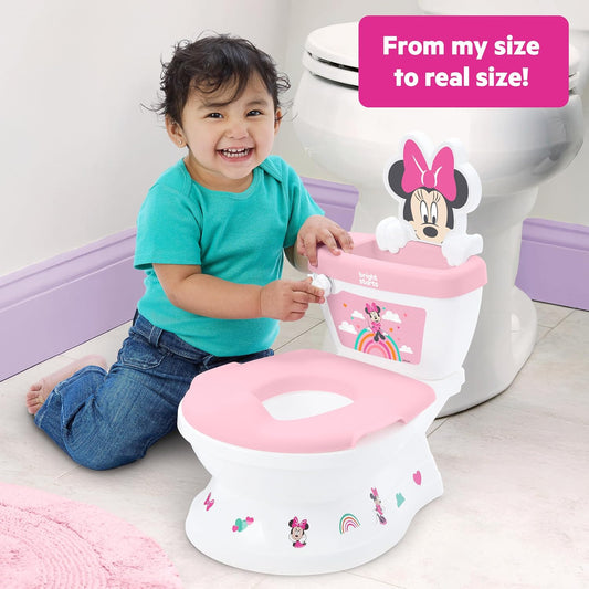 New Bright Starts Disney Minnie Mouse My Size Potty Training Toilet - Kidsy