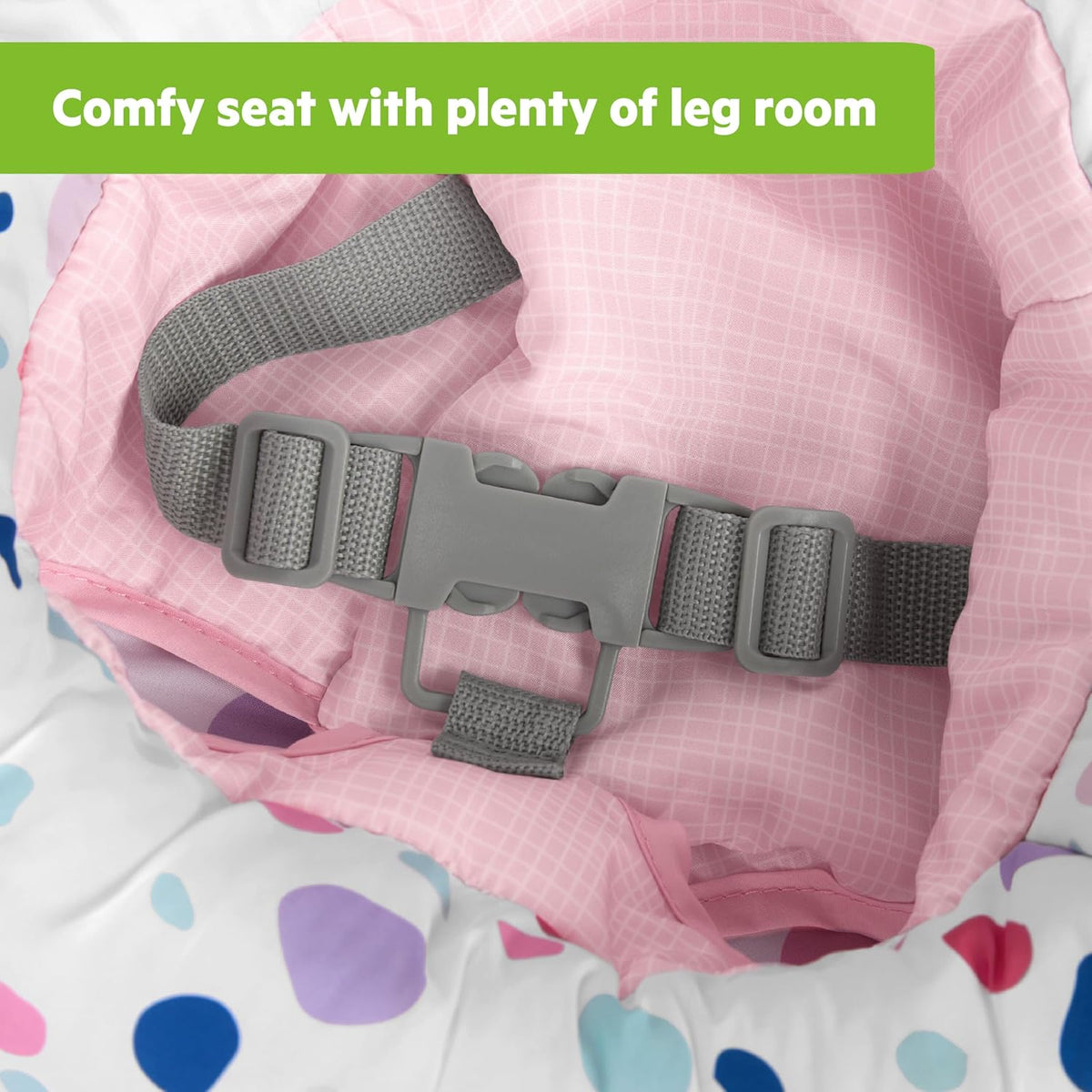 New Bright Starts Learn-to-Sit 2-Position Baby Floor Seat with Toys 4-12 Months (Pink) - Kidsy