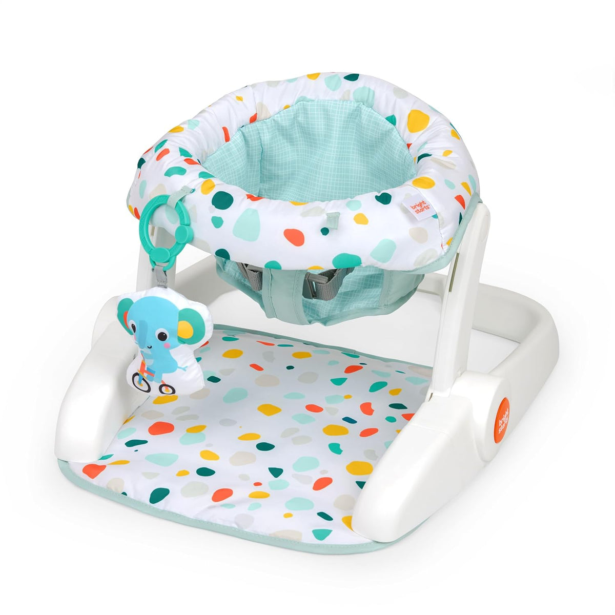 New Bright Starts Terazzo Neutral 2 Position Baby Floor Seat Foldable Unisex Multi-Coloured - Kidsy