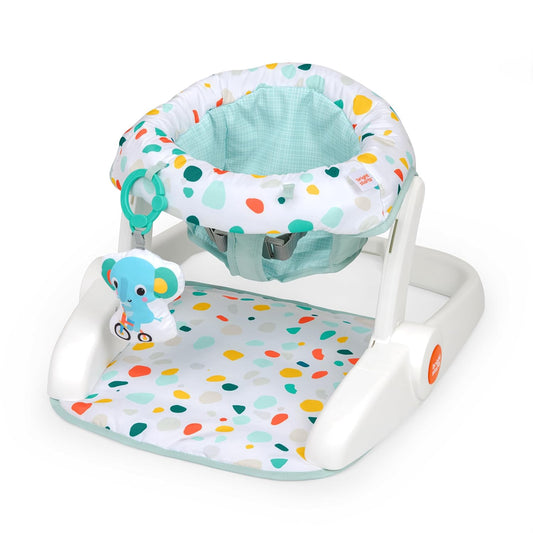 New Bright Starts Terazzo Neutral 2 Position Baby Floor Seat Foldable Unisex Multi-Coloured - Kidsy