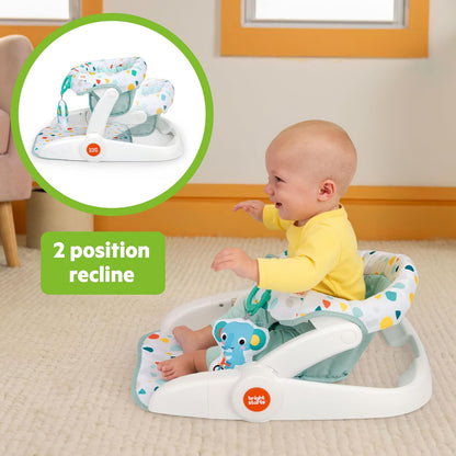 New Bright Starts Terazzo Neutral 2 Position Baby Floor Seat Foldable Unisex Multi-Coloured - Kidsy