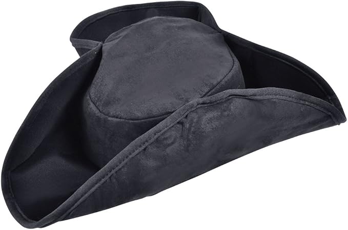 New Bristol Novelty Pirate Hat Distressed (Black)
