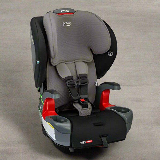 New Britax Grow with You ClickTight Harness Booster Car Seat (Grey Contour) - Kidsy