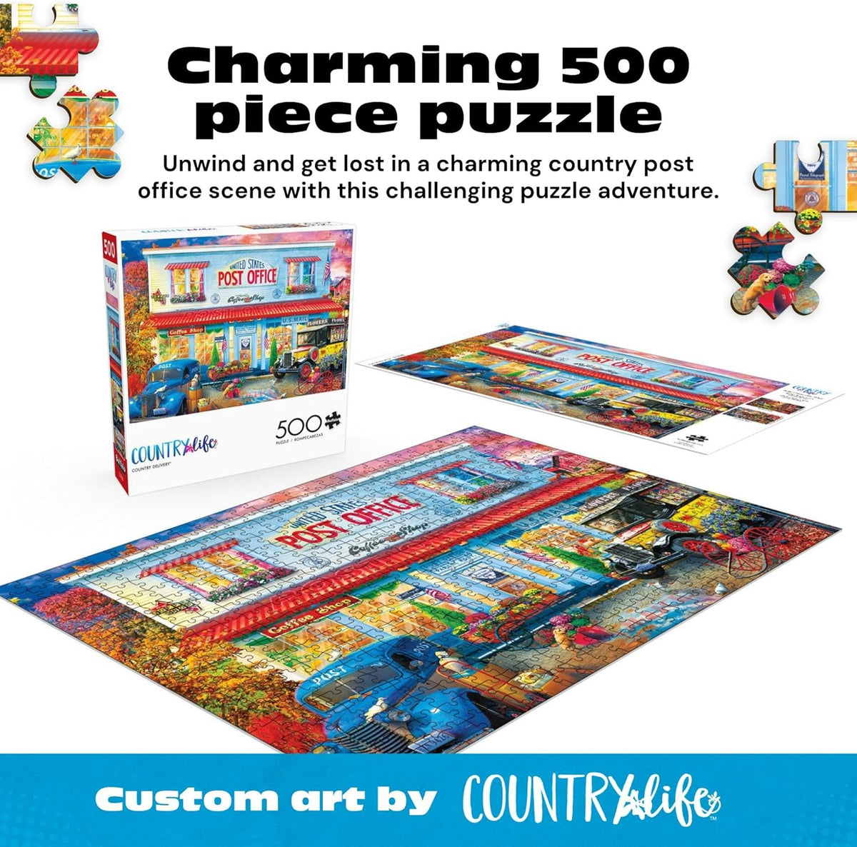New Buffalo Games Country Delivery Puzzle 500 Pieces - Kidsy