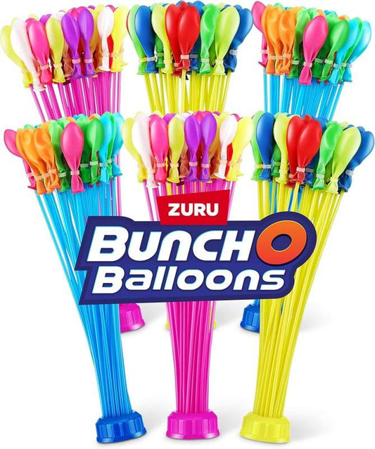 New Bunch O Balloons Crazy Color by ZURU 200+ Rapid - Filling Self - Sealing Water Balloons (6 Pack) - Kidsy