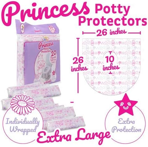 New Cadily Disposable Toilet Seat Covers (Princess) - Kidsy