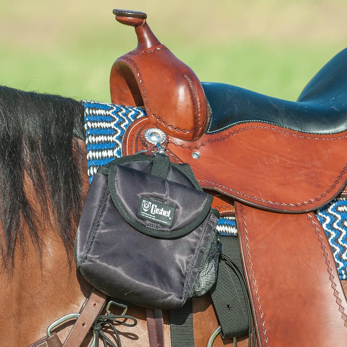 New Cashel Snap - On Saddle Lunch Bag (Black) - Kidsy
