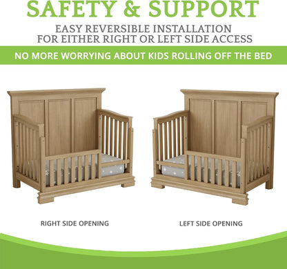 New CC KITS Toddler Bed Safety Guard Rail for Oxford Baby Cribs (Honey) - Kidsy