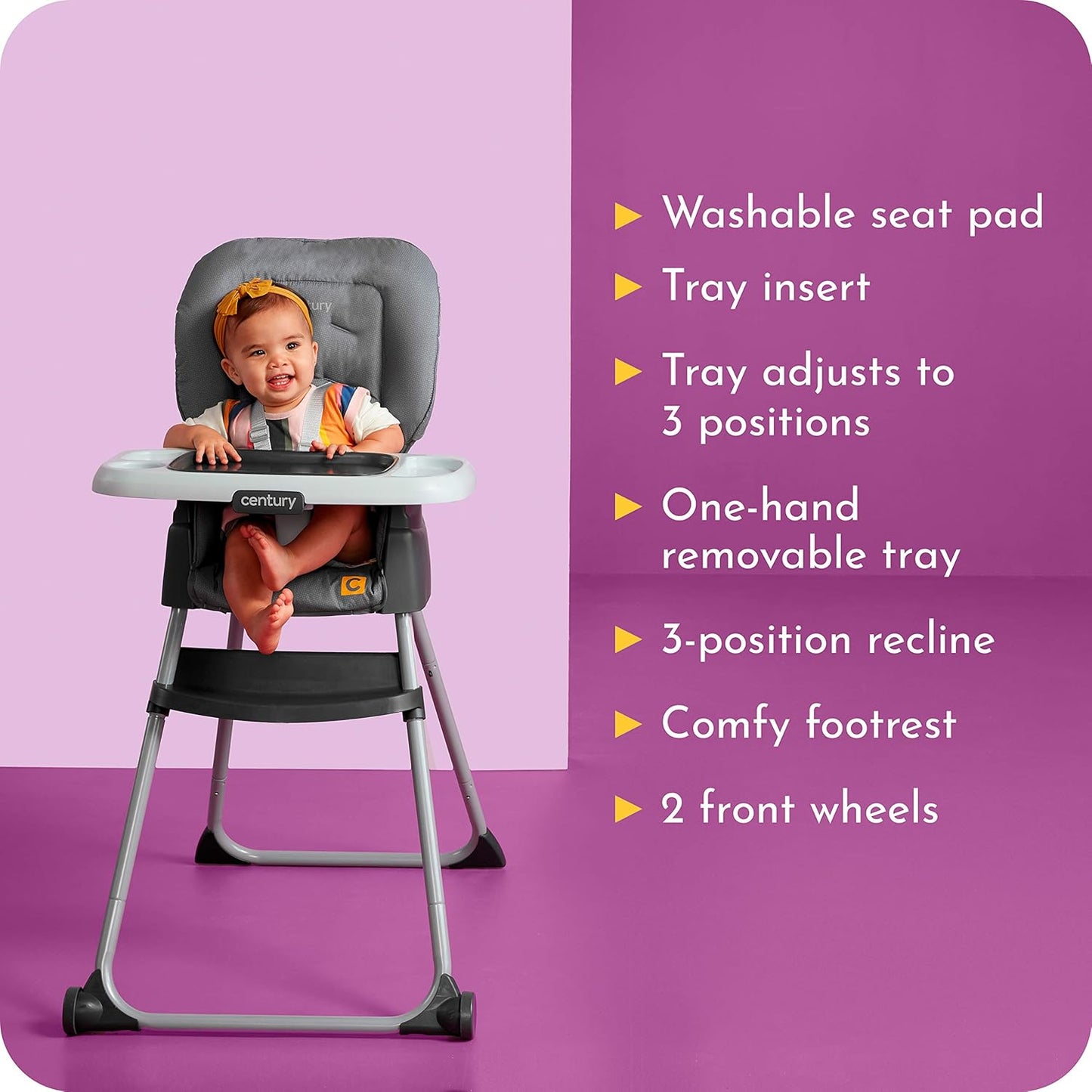 New Century Dine On 4 - in - 1 High Chair (Berry) - Kidsy