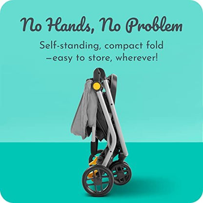 New Century Stroll On 3 - Wheel 2 - in - 1 Lightweight Travel System (Metro) - Kidsy