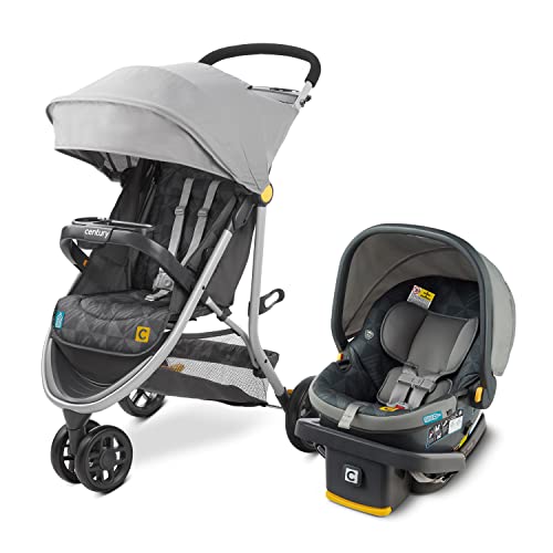 New Century Stroll On 3 - Wheel 2 - in - 1 Lightweight Travel System (Metro) - Kidsy