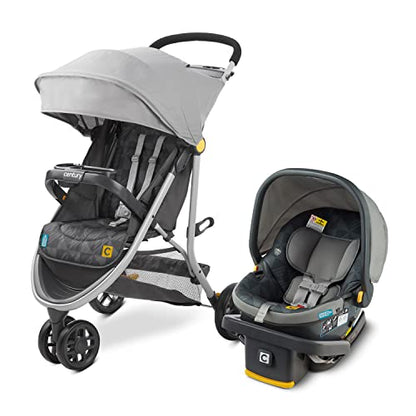 New Century Stroll On 3 - Wheel 2 - in - 1 Lightweight Travel System (Metro) - Kidsy