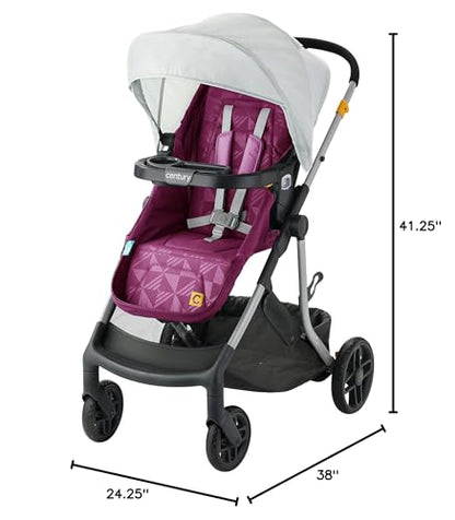 New Century Swap On Modular Travel Stroller (Berry) - Kidsy
