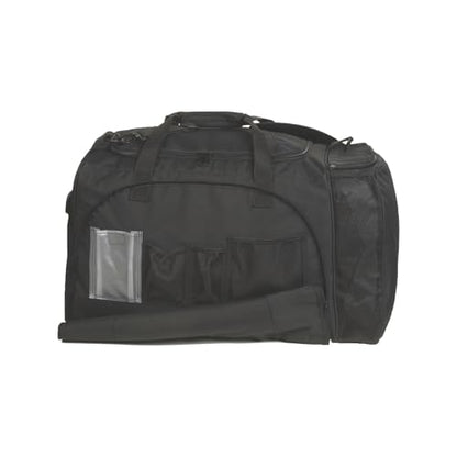 New Champion Sports 600 Denier® Multi Compartment Football Equipment Bag with Handles and Shoulder Strap - Black - Kidsy