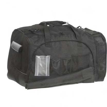 New Champion Sports 600 Denier® Multi Compartment Football Equipment Bag with Handles and Shoulder Strap - Black - Kidsy