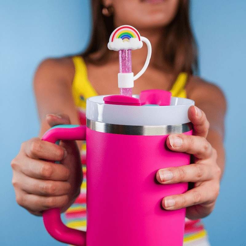 New CharCharms Nature Straw Toppers 4 Pack - Kidsy