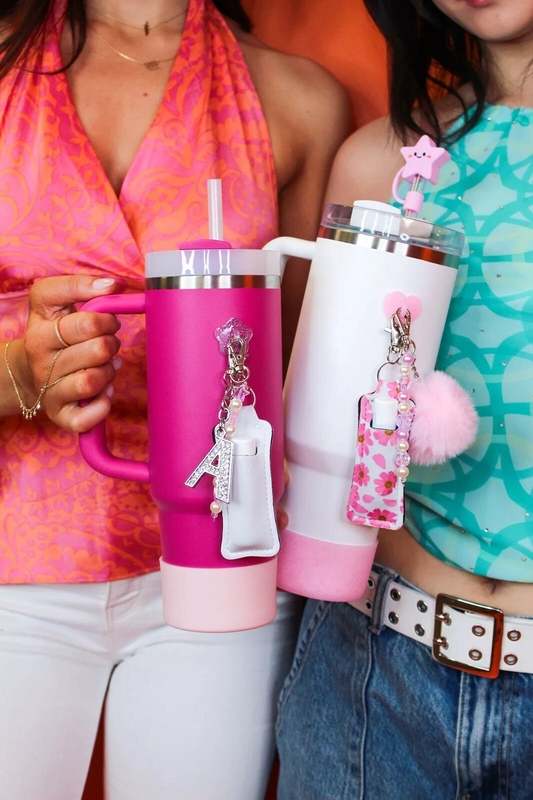 New CharCharms Silicone Straw Covers 4 Pack - Kidsy