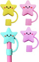 New CharCharms Silicone Straw Covers 4 Pack - Kidsy