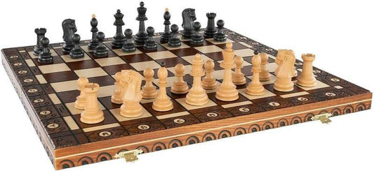 New Chess and games shop Muba Dubrovnik 6EF Handmade Wooden Chess Set 21 Inch Board - Kidsy